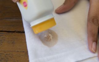 So entfernen Sie einen Apfel aus Babykleidung
