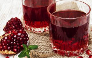 Wie Granatapfelsaft waschen