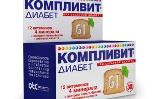 Vitamine für Patienten mit Diabetes mellitus: Bewertungen, Zusammensetzung