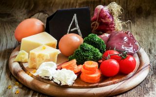 Vitamin A (Retinol): Was es enthält, welche Lebensmittel mehr enthalten, tägliche Aufnahme in mg